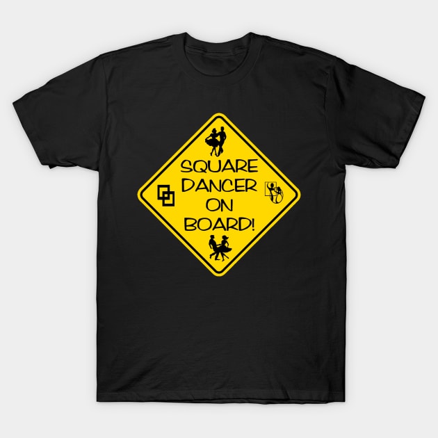 SQD On Board BLK T-Shirt by DWHT71